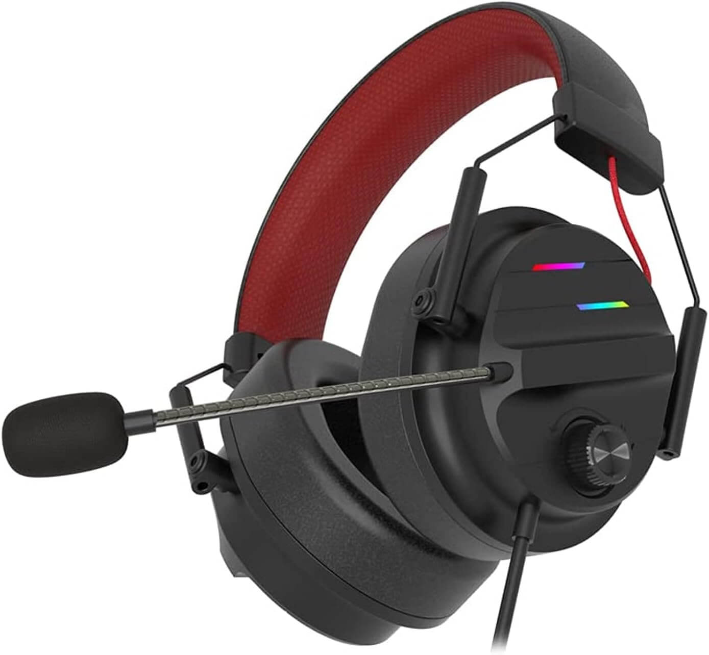 Redragon H380 Chiron USB Gaming Headset - RGB lighted Virtual Surround Sound 7.1 - Noise Cancelation Microphone
