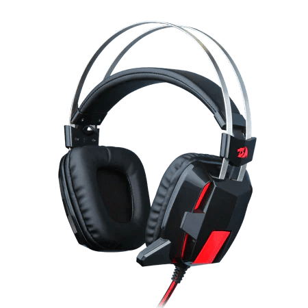 Redragon H201 Lagopasmutus Stereo Gaming Headset for PS4, Xbox One，PC and Smartphones, Over Ear Noise Reduction Gaming Headphone with Mic, Bass Surround, Universal 3.5mm