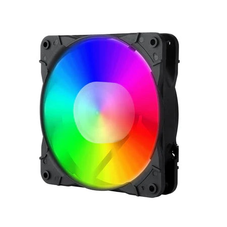 Redragon GCF007 Computer Case 120mm PC Cooling Fan, RGB LED Quiet High Airflow Adjustable Color LED Fan, CPU Cooler and Radiators 3 Packs