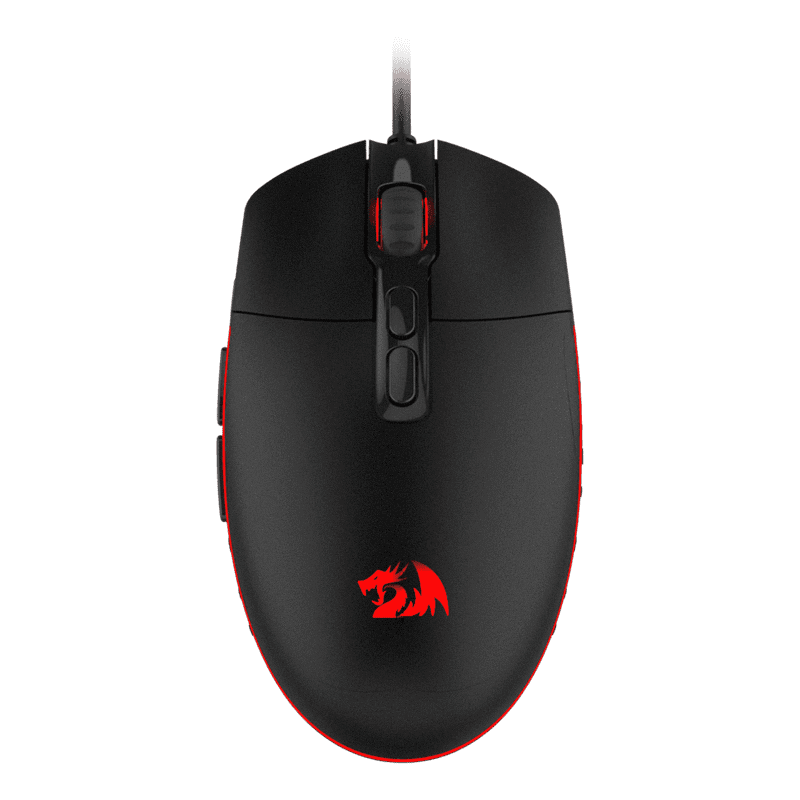 Redragon M719 Invader RGB Wired Optical Gaming Mouse, 7 Programmable Buttons, RGB Backlit, Ergonomic Computer Gaming Mice with Fire Button