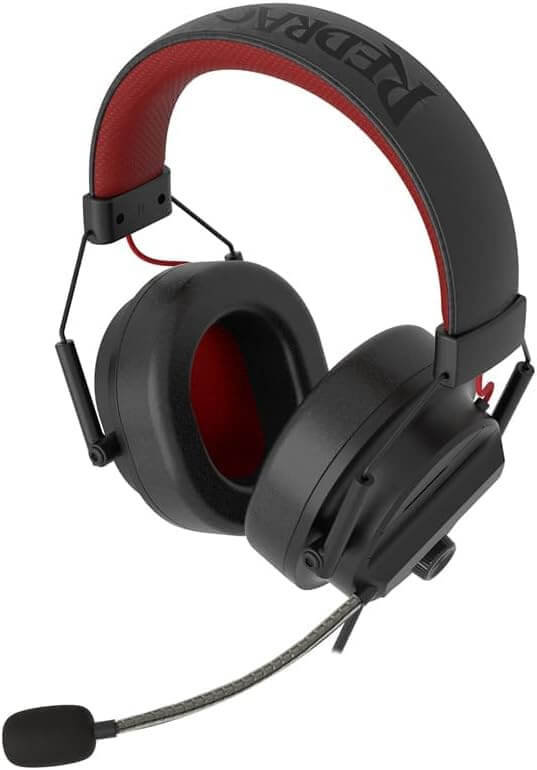 Redragon H380 Chiron USB Gaming Headset - RGB lighted Virtual Surround Sound 7.1 - Noise Cancelation Microphone