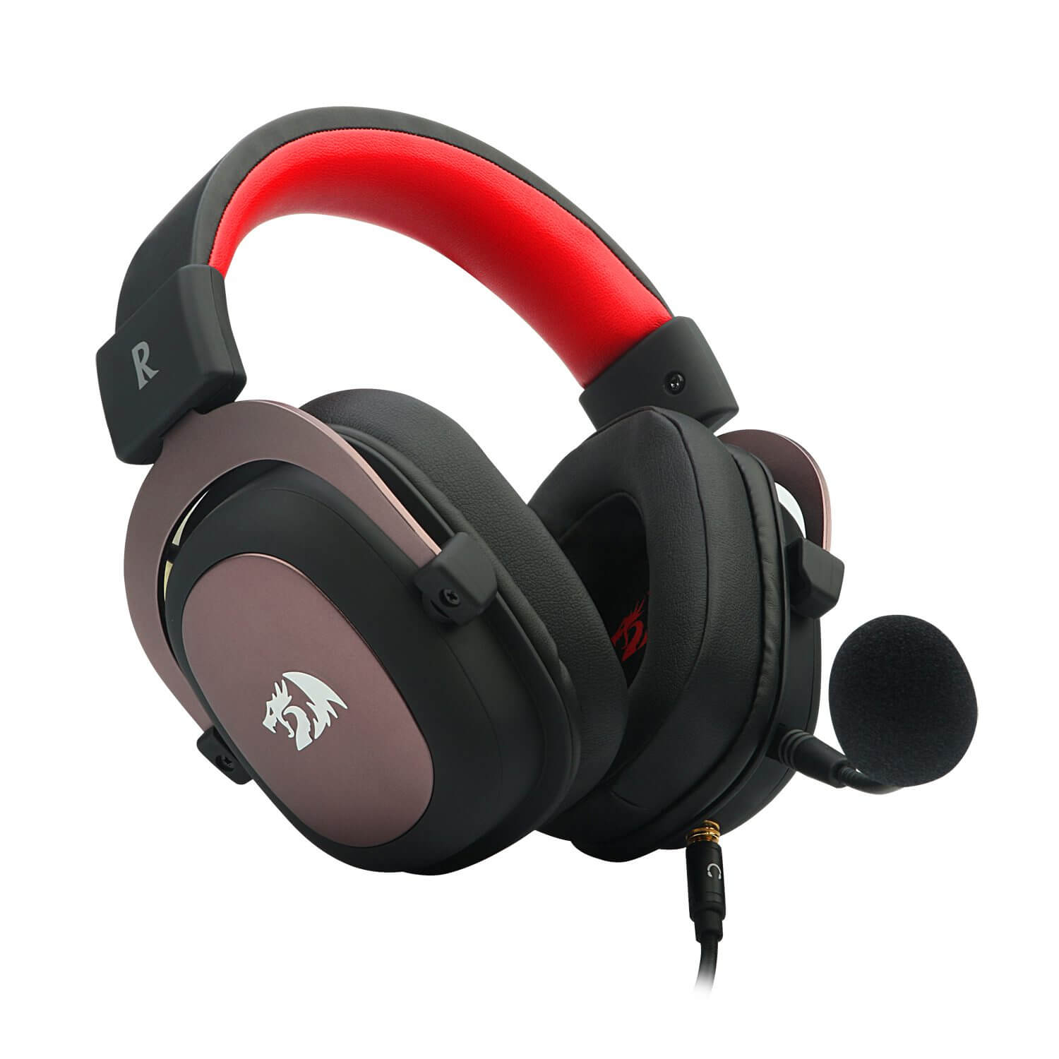 Redragon H510-1 Zeus 2 Wired Gaming Headset - 7.1 Surround Sound - Memory Foam Ear Pads - 53MM Drivers - Detachable Microphone - Multi-Platforms Headphone - Works with PC, PS4/3 & Xbox One/Series X, NS