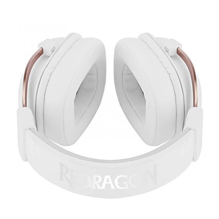 Redragon H510W Zeus 2 White Wired Gaming Headset - 7.1 Surround Sound - Memory Foam Ear Pads - 53MM Drivers - Detachable Microphone - Multi Platforms for PC, PS4/3 & Xbox One/Series X, NS