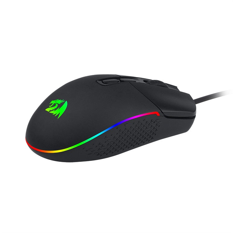 Redragon M719 Invader Wired Optical Gaming Mouse, 7 Programmable Buttons, RGB Backlit, 10,000 DPI, Ergonomic PC Computer Gaming Mice with Fire Button