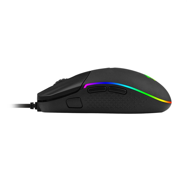 Redragon M719 Invader Wired Optical Gaming Mouse, 7 Programmable Buttons, RGB Backlit, 10,000 DPI, Ergonomic PC Computer Gaming Mice with Fire Button