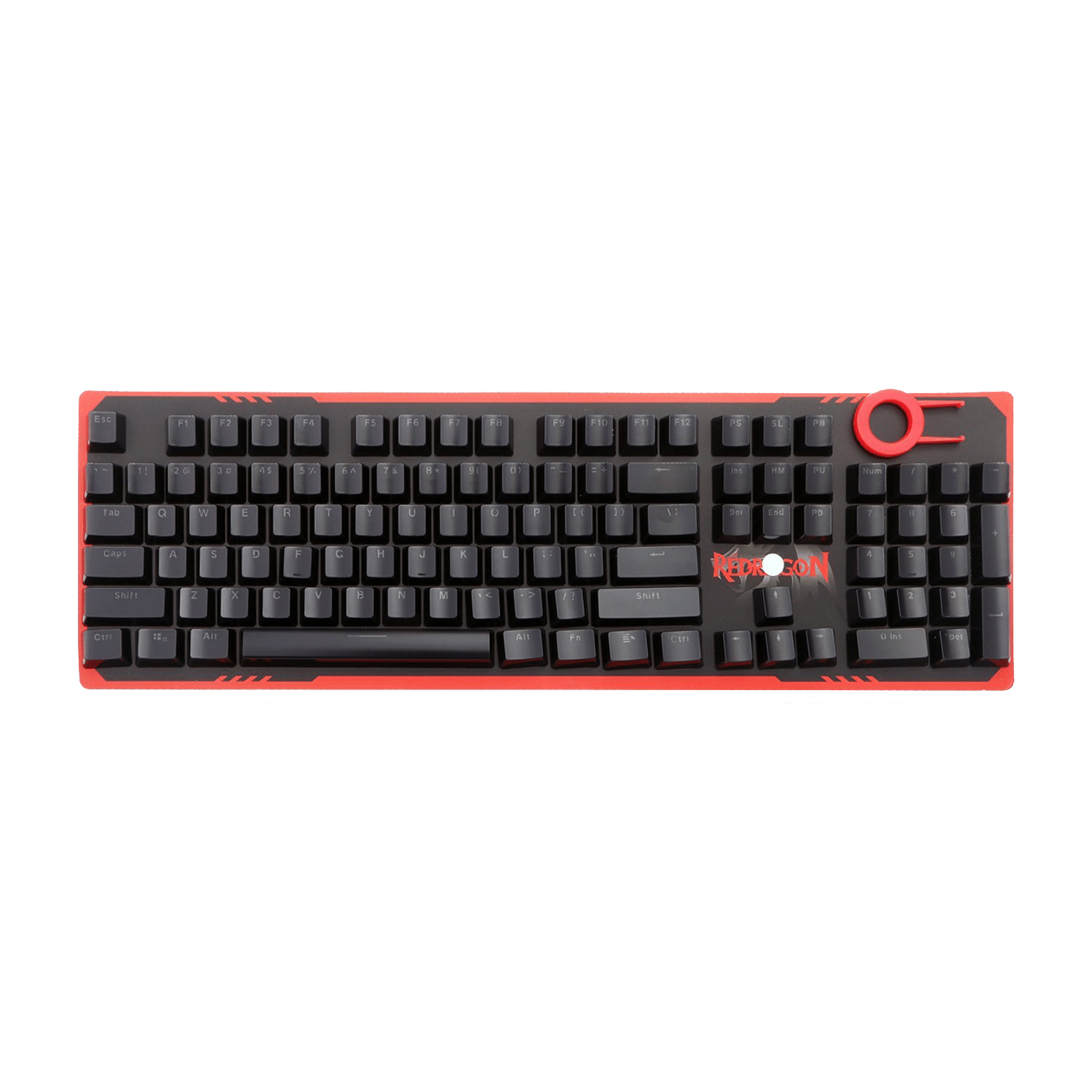 Redragon 105B Mechanical Keyboard Crystal Acrylic Keycaps