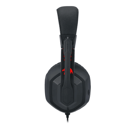 Redragon H120 Ares Gaming Headset, Stereo 3.5mm Audio Jack, Connector for Phone Included, 1.8 Meter Cable, Volume Scroller on Earbud, High Sensitivity Microphone