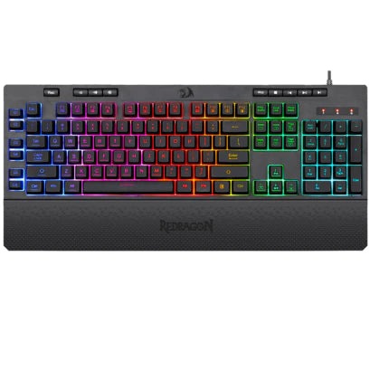 Redragon K512 Shiva RGB Membrane Gaming Keyboard with Multimedia Keys