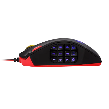 Redragon M901-1 Perdition-2 with AVAGO Sensor, 19 Buttons, 8 Weights, 16 Million Colors Backlit, 5 Memory Modes, Pro MMO & FPS Gaming Mouse