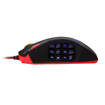 Redragon M901P-KS Perdition Pro Wireless & Wired RGB MMO Ergo Gaming Mouse - Black