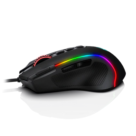 Redragon M612 Predator RGB Gaming Mouse, 11 Programmable Buttons & 5 Backlit Modes, Software Supports DIY Keybinds Rapid Fire Button