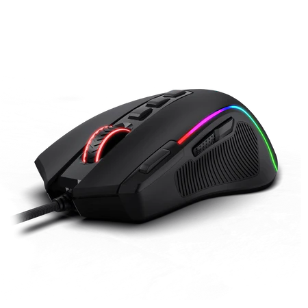 Redragon M612 Predator RGB Gaming Mouse, 11 Programmable Buttons & 5 Backlit Modes, Software Supports DIY Keybinds Rapid Fire Button