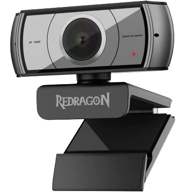 Redragon GW900 APEX 1080P-30FPS Auto Focus Webcam - Built-in Dual Microphone