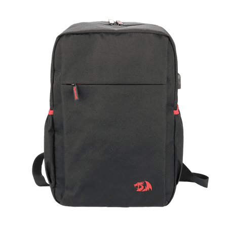 Redragon GB82 Heracles Travel Laptop Backpack, Business Workstation Computer Gaming Backpack w/ Durable Double-Layer Fabric Liner, USB Jack & Large Front Pocket, Fits Up to 18